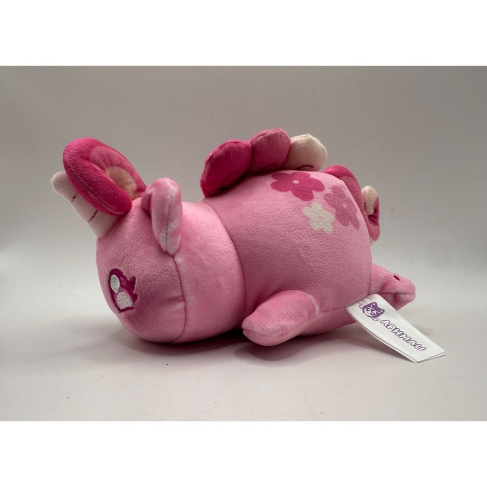 Aphmau Meemeows 6" Pink Flower Unicorn Plush Cat